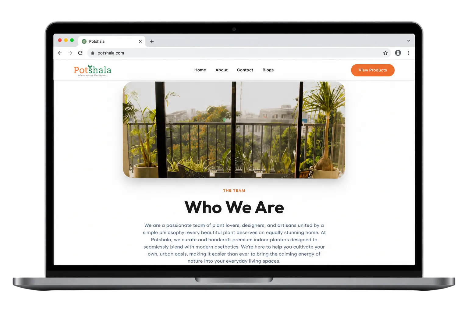 Potshala Website - Who We Are Team and Artisan Craftsmanship